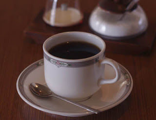 アランフェスさんのサイフォンで淹れたコーヒー